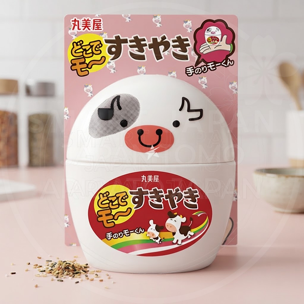 일본 마루미야 캐릭터 후리카케 용기형 도코데모 스키야키 22g /일본 후리가케