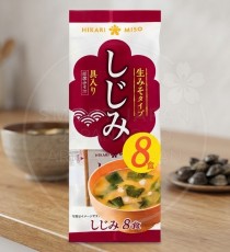 일본 히카리미소 즉석 된장국 생미소 바지락 시지미 오리지널 8봉입 132g /일본 즉석된장국