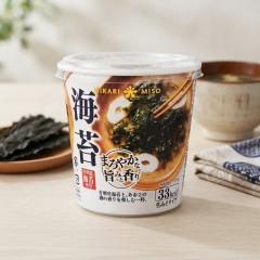 일본 히카리미소 즉석 된장국 컵타입 깊은 감칠맛과향 김맛 19.9g /일본 즉석된장국