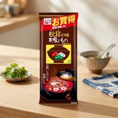 일본 나가타니엔 즉석 맑은국 하마스이 마츠타케 송이버섯맛 8봉입 대용량 24g /일본 즉석맑은국