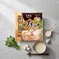 일본 에바라 푸칫토 나베 캡슐스프 두유참깨전골 4개입 노랑 160g