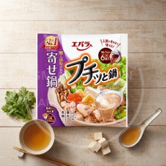일본 에바라 푸칫토 나베 캡슐스프 요세나베 모듬전골 6개입 보라 138g