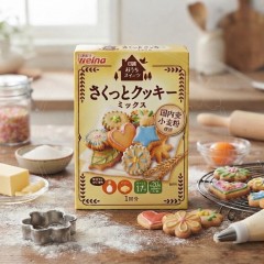 일본 닛신 웰나 사쿠토 바삭한 쿠키 믹스 200g