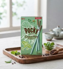 일본 글리코 초코민트 포키 2봉입 84g