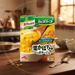 일본 크노르 컵스프 밤단호박 포타주맛 3봉입