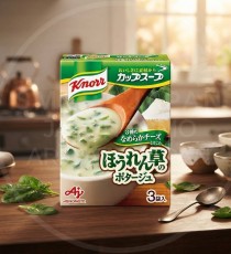 일본 크노르 컵스프 시금치 포타주맛 3봉입