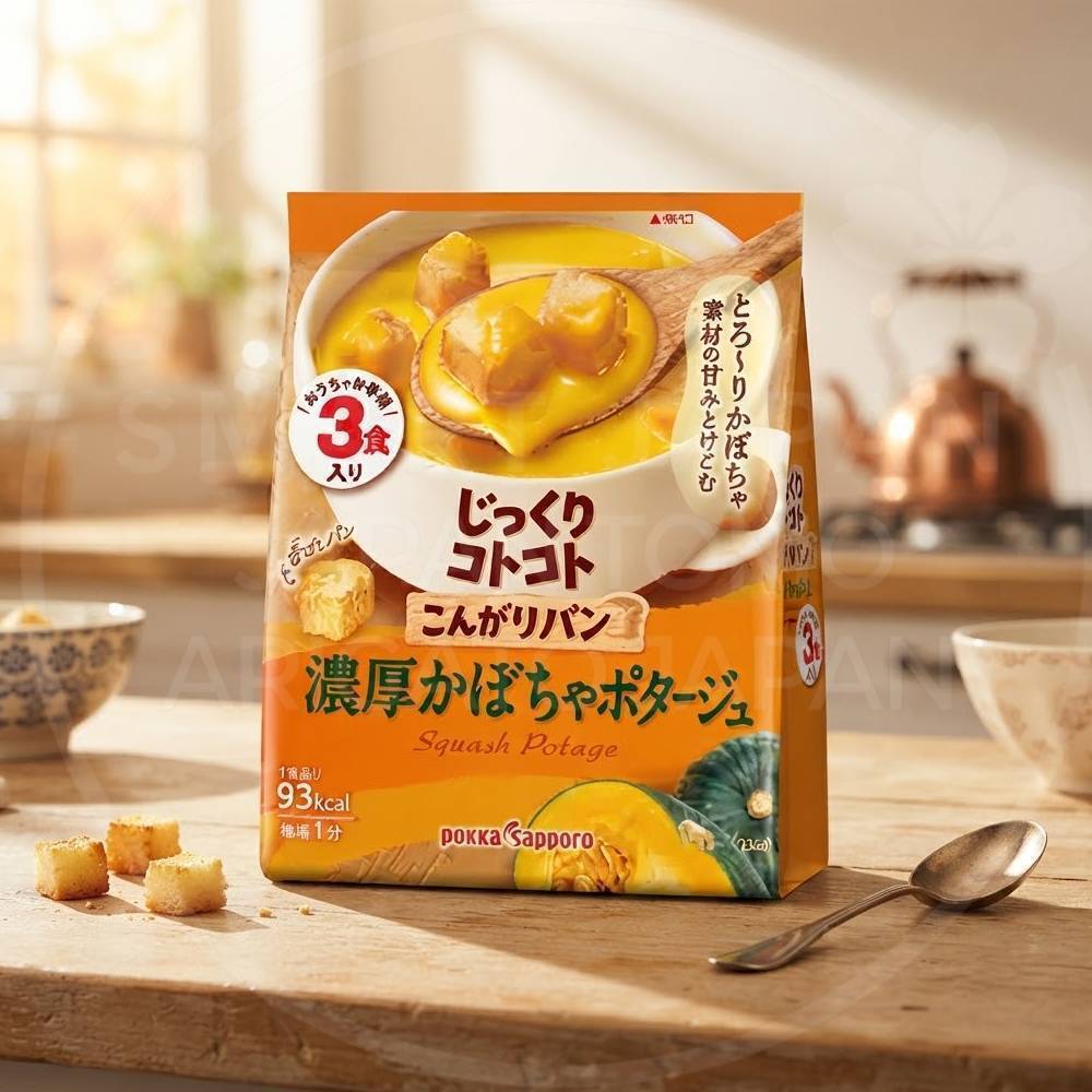 일본 크노르 컵스프 완숙토마토 통째로 1개분 포타주맛 3봉입