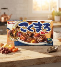 일본 하우스 코쿠마로 카레 매운맛 파랑 145g