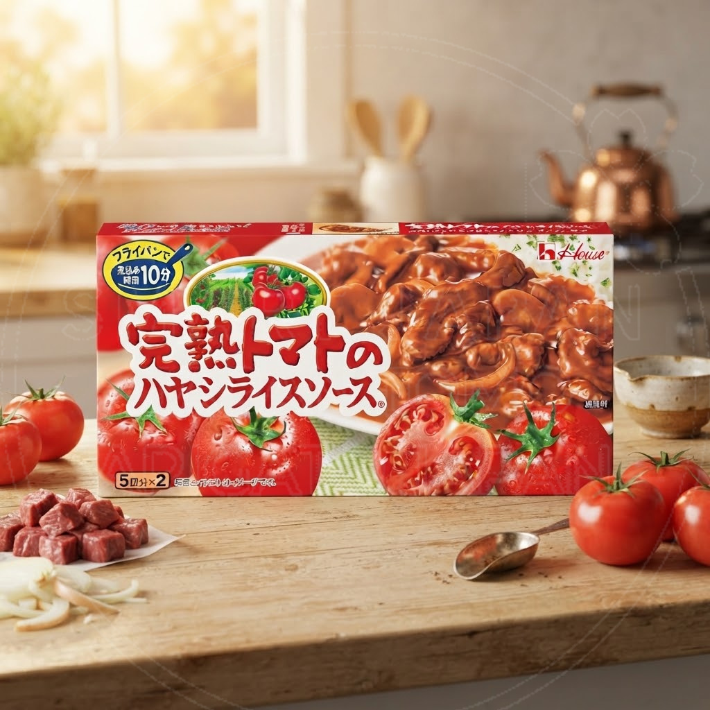 일본 하우스 완숙토마토 하야시라이스 카레 소스 184g