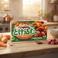 일본 에스비 토케코무 맛있게녹아드는 카레 중간매운맛 초록 140g