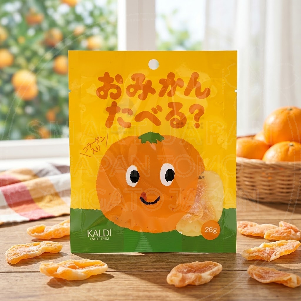 칼디 오미캉타베루(말린귤) 26g / 일본 KALDI