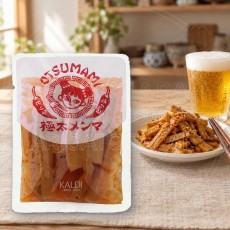 칼디 매콤 굵은 멘마 140g / 일본 KALDI 안주