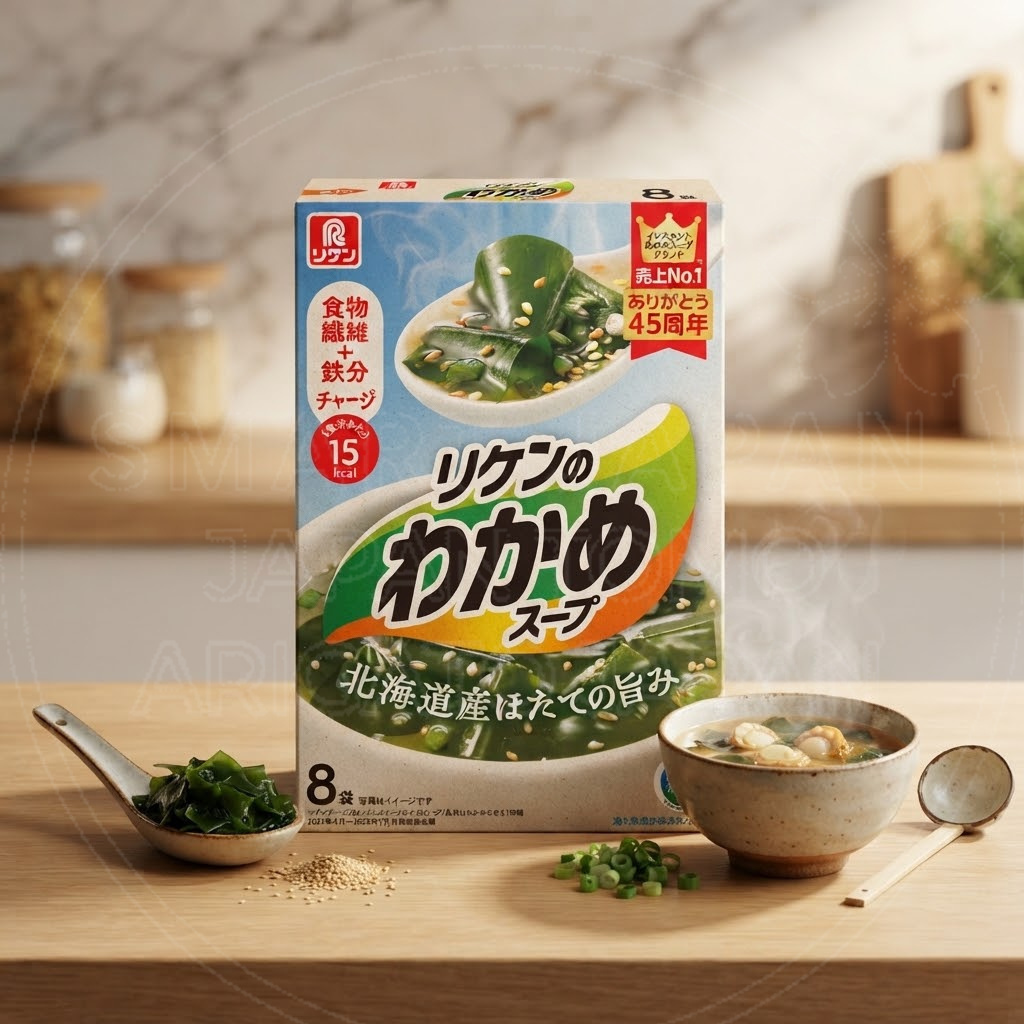 일본 리켄 와카메 미역스프 오리지널맛 8봉입 42.4g