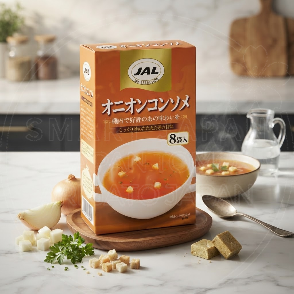 일본 메이지 JAL스프 어니언 양파콘소메 8봉입 42g