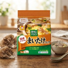 일본 마루짱 소재의 힘 즉석 스프 마이타케 버섯맛 주황 5식입 22g