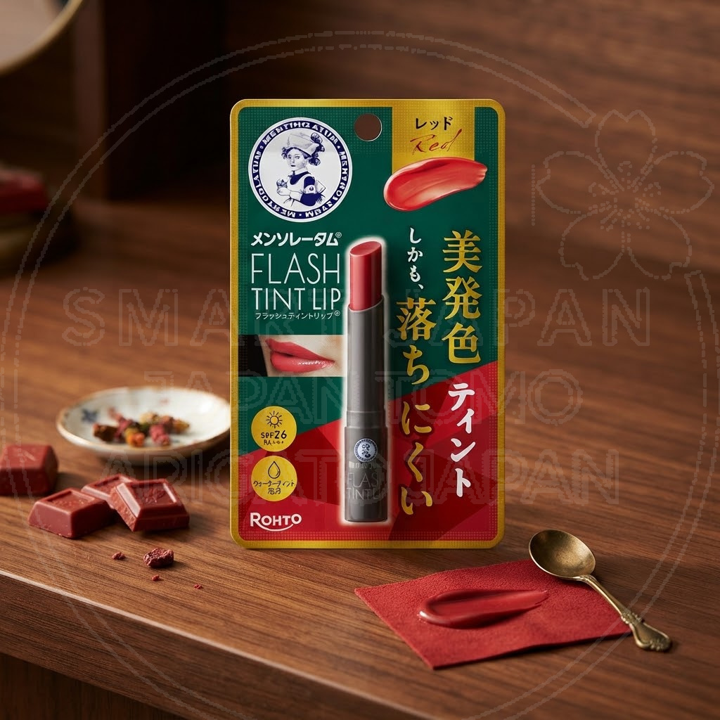 일본 로토 멘소래담 플래시 틴트 립 레드 2g