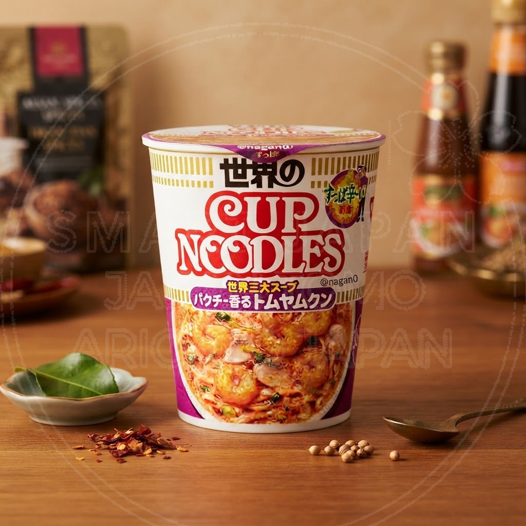 일본 닛신 컵누들 세계의 스프 똠양꿍맛 컵라면 75g