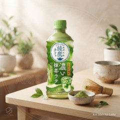 일본 코카콜라 아야타카 카페 진한 말차 라테 440ml