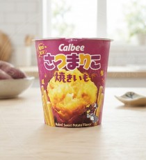 일본 가루비 자가리코 사츠마리코 군고구마맛 컵타입 56g