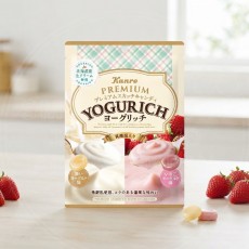 일본 칸로 요그리치 프리미엄 요거트 캔디 진한 요거트&딸기 요거트맛 66g