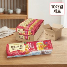 [10개세트] 일본 칸로 켄코노도아메 건강 목캔디 매실맛 11개입 스틱타입