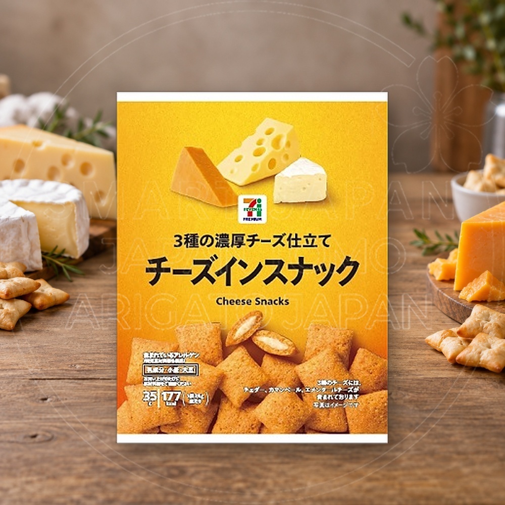 일본 세븐일레븐 치즈인 스낵 3종 치즈 35g /일본 과자