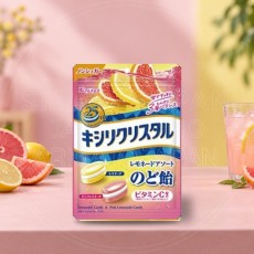 일본 카스가이 키시리크리스탈 레모네이드 어소트 목캔디 63g /일본 사탕