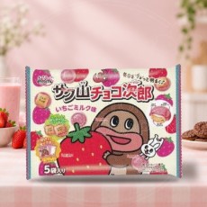 일본 쇼에이 델리시 사쿠야마 초코지로 딸기우유맛 5봉입 80g /일본 과자