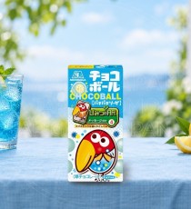 일본 모리나가 초코볼 파치파치 소다맛 25g 파랑 박스 /일본 초콜릿