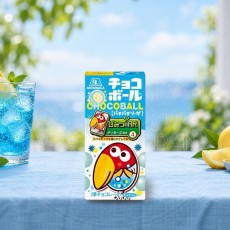 일본 모리나가 초코볼 파치파치 소다맛 25g 파랑 박스 /일본 초콜릿