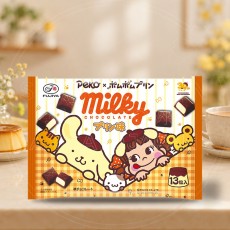 일본 후지야 밀키 초콜릿 폼폼푸린 푸딩맛 13개입 57g 봉지 /일본 초콜릿