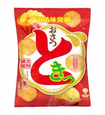 일본 UHA 미각당 오사츠도키 고구마칩 플레인 봉지 65g /일본 과자