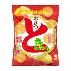 일본 UHA 미각당 오사츠도키 고구마칩 플레인 봉지 65g /일본 과자