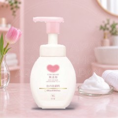 일본 카우브랜드 무첨가 거품 세안제 클렌징폼 본체 펌프형 160ml