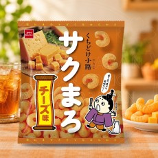 일본 오야츠컴퍼니 구치도케코지 사쿠마로 치즈맛 콘스낵 52g