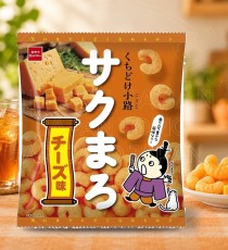 일본 오야츠컴퍼니 구치도케코지 사쿠마로 치즈맛 콘스낵 52g