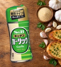 일본 에스비 키친 갈릭 마늘가루 과립 초록 병 50g