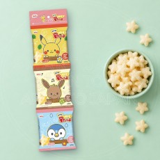 일본 베프코 포켓몬 호시타베요 소금맛 유아 쌀과자 3봉 30g