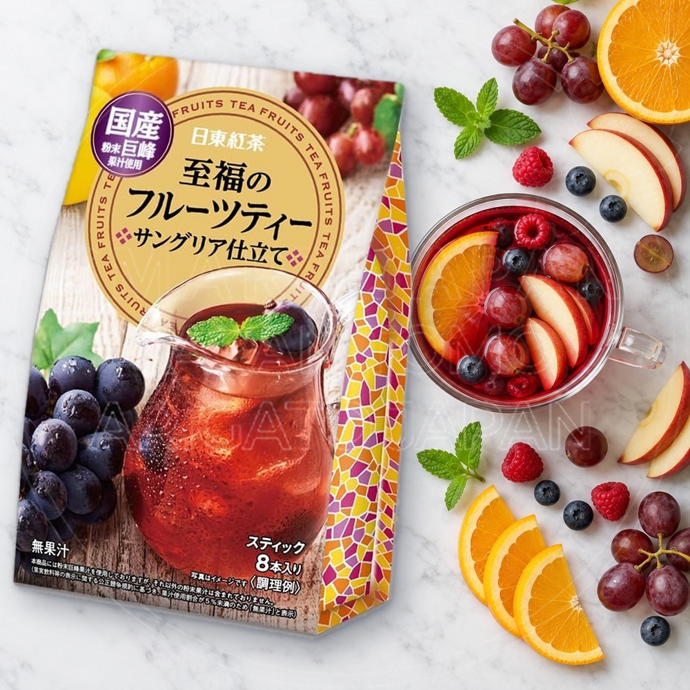 일본 닛토홍차 과일차 상그리아맛 스틱 8개입 76g