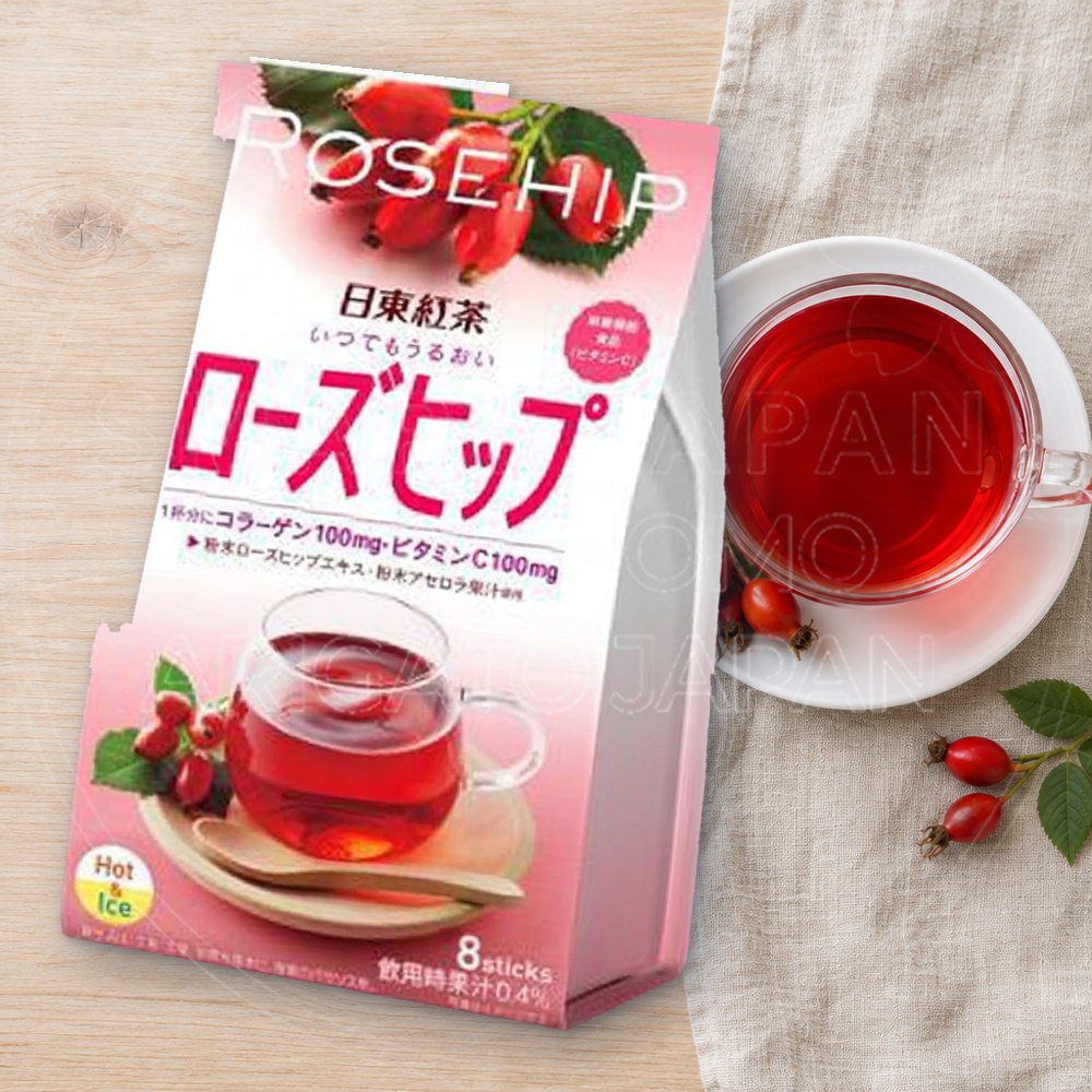 일본 닛토홍차 로즈힙티 스틱 8개입 88g