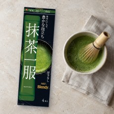 일본 AGF 블랜디 말차 한 잔 스틱 무가당 4개입 30g