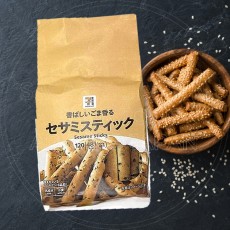 일본 세븐일레븐 프리미엄 참깨 세사미스틱 과자 120g