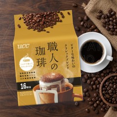 일본 UCC 장인의 커피 드립커피 쌉싸름한 클래식 블렌드 16봉 112g