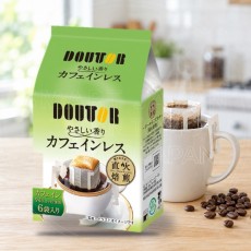 일본 도토루 드립커피 디카페인 카페인레스 6봉 42g