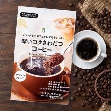 일본 세븐일레븐 프리미엄 깊은 맛 인스턴트커피 리필 봉지 90g