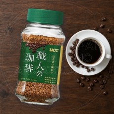 일본 UCC 장인의 커피 인스턴트커피 쌉싸름한 맛 초록 병타입 66g