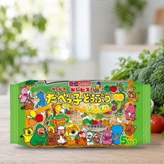 일본 긴비스 타베코 동물 과자 야채맛 5봉입 100g