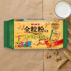 일본 긴비스 통밀 타베코 동물 과자 5봉입 100g