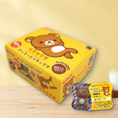 일본 탄세이도 초콧토 리락쿠마 캐러멜맛 초코 1박스 80개입