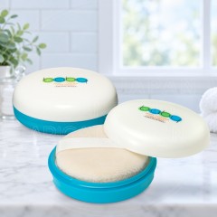 일본 시세이도 베이비파우더 프레스드 고체 파우더 파란 케이스 50g